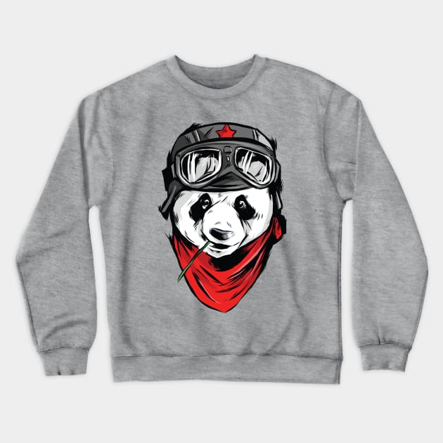 Panda Crewneck Sweatshirt by LR_Collections